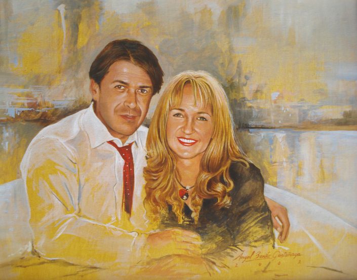 Retrato de Elisa y Ángel